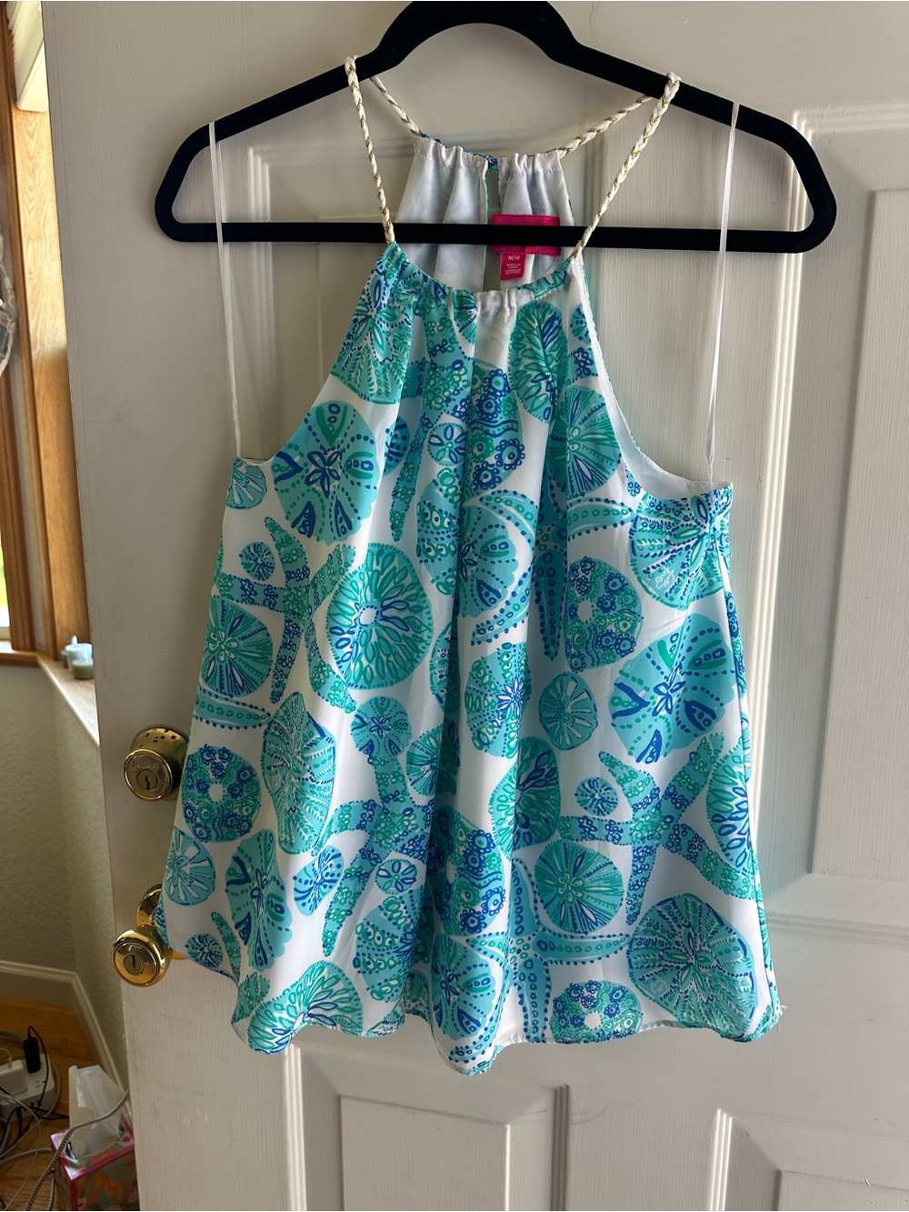 Lilly Pulitzer Size M Seashore Print blouse